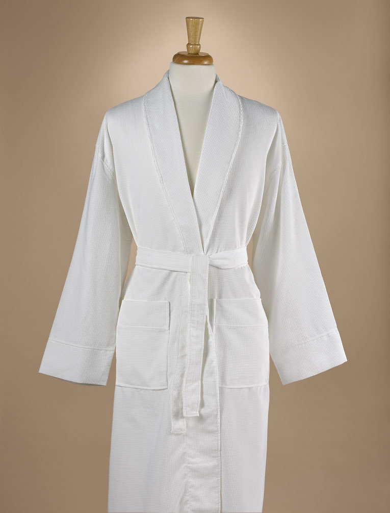 Velour Shawl-Collar Bathrobe